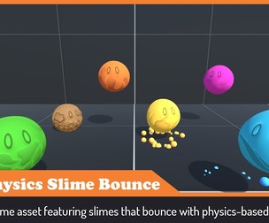 3D Physics Slime Bounce for Unity