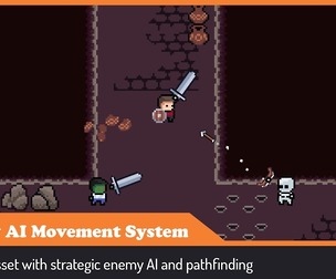2D Top-Down Roguelike Template for Unity