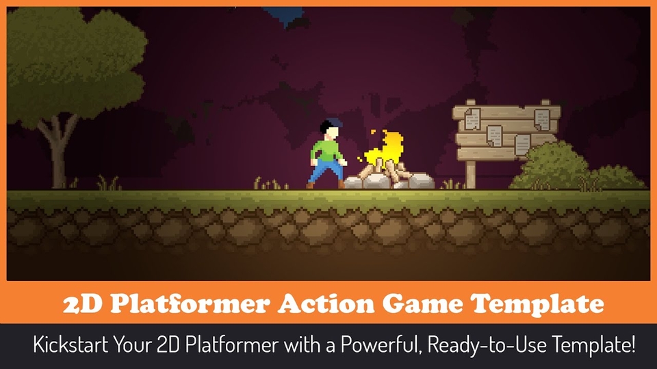 2D Platformer Action Game Template for Unity