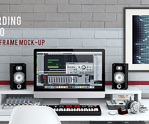 Home Recording Studio Mock-Up #2
