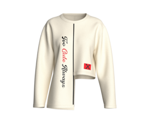 Girls Printed  Sweatshirt - Too Cute Always | Marvelous / Clo3d / obj / fbx
