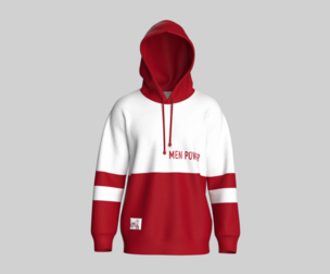 Men Printed Hoodie With Patch - Men Power | Marvelous / Clo3d / obj / fbx