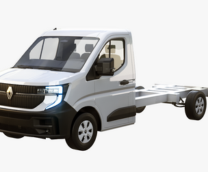 Renault Master 2025 Chassis Cab - Realistic PBR Textured 3D Model