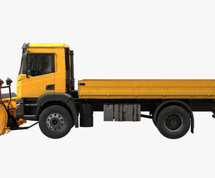 Used Winter Service Truck with Snow Plow