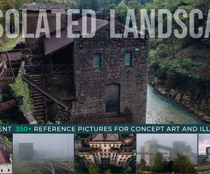350+ Desolated Landscape - Old Buildings Reference Pictures