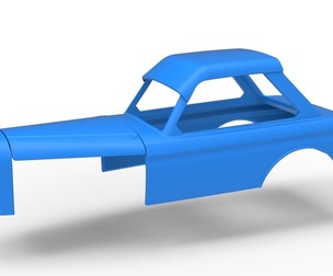 Shell of New Zealand Vintage Stock car Scale 1:25