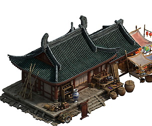 Game model - city - small grocery store