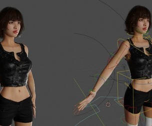 Arisa - Realistic Female 3D Character Fully Rigged