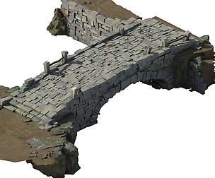 Village - stone bridge