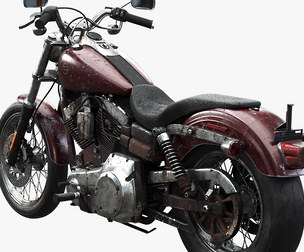 Harley-Davidson FXDC I Dyna Super Glide Custom Aged and Rusted