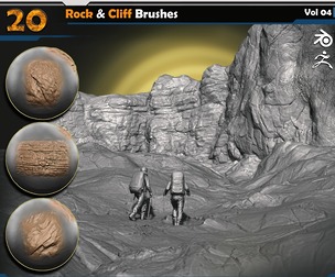 Rock & Cliff Brushes | Vol.04
