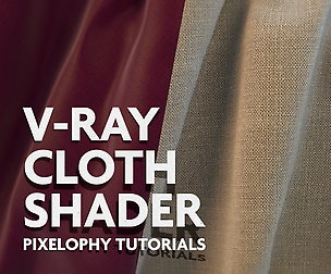 V-Ray cloth shader tutorial