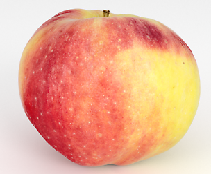 Photorealistic apple 2