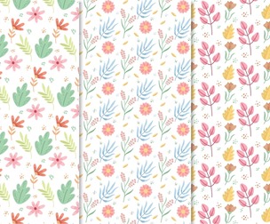 Spring patterns, Vector Seamless Texture, EPS File.