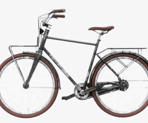 Aged Dutch Men City Bicycle PBR Textured