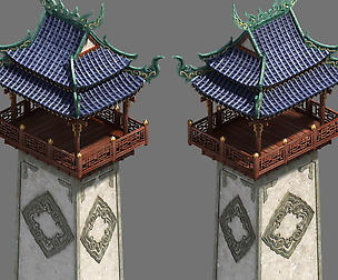 Road Religious - Background Tower