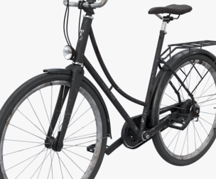 Realistic Aged 3D Model of Dutch City Bicycle PBR Textured