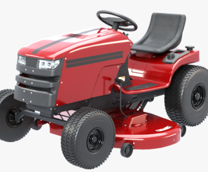Ride-On Lawn Mower Realistic Garden Tractor PBR Textures