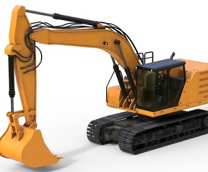 Excavators 336 3D Model