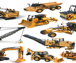 10 Industrial Vehicles Collection