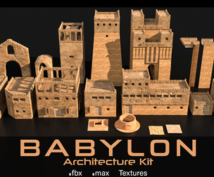 Babylon Modular Architecture Kit | Ancient Mesopotamia Environment