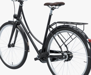 Realistic 3D Model of Dutch City Bicycle PBR Textured