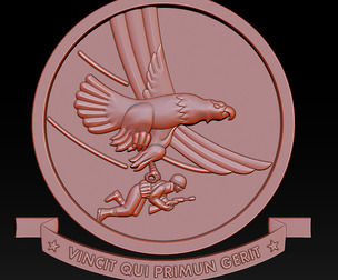 3D STL MODEL FOR CNC COAT OF ARMS