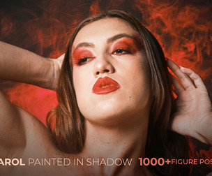 1000+ Female Figure Poses - Carol Painted in Shadow