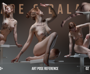 1400+ Shape & Balance Art Pose Reference, Part 2
