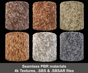 Fur Material and Textures Collection