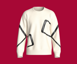 Men Athletic Sweatshirt With Zip Pocket | Marvelous / Clo3d / obj / fbx