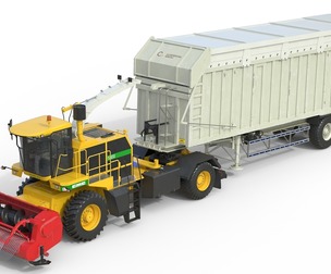 CMC Saturne 5800 Harvester With Trailer