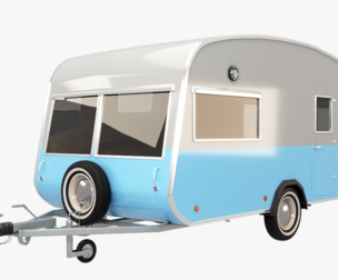 Classic Vintage Camping Caravan