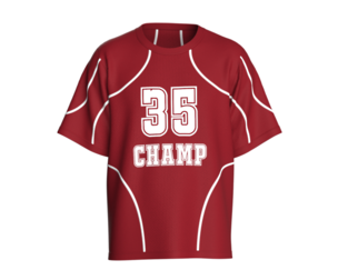 Men Printed Basketball Tshirt With Mash - CHAMP | Marvelous / Clo3d / obj / fbx