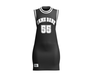 Girls Printed Basketball Midi Dress - GMAE BABE | Marvelous / Clo3d / obj / fbx