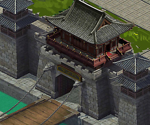 Defense Wall - City Gate - Suspension Bridge
