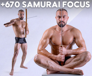 +670 Samurai Focus Image References - Vol 14
