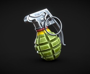 Stylized Frag Grenade