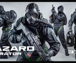 Hazard Operator | Reference Photos for Character Concept Art & Illustrations