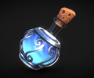Stylized Mana Potion