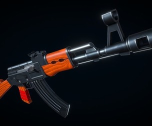 Stylized Soviet Rifle