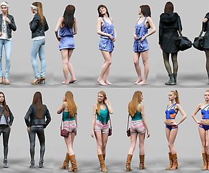 6 Realistic Female Characters Vol. 1