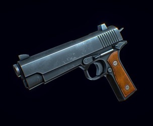 Stylized Classic Handgun