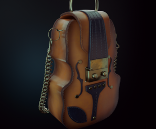 leather bag 3D model
