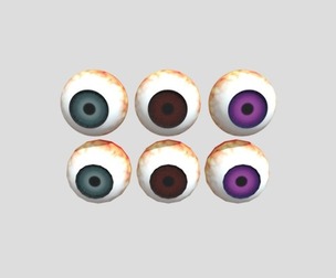 Realistic Eye 3D Asset – 6 Models | High & Low Poly | FBX + Blender