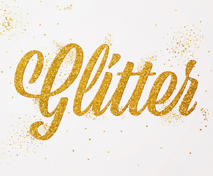3D Gliter. PSD Fully Editable Text Effect. Layer Style PSD Mockup Template