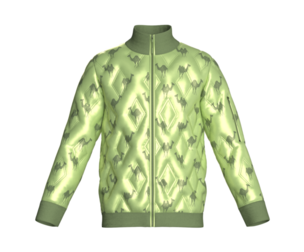 Men Winter Fashionable Printed Padded Jacket | Marvelous / Clo3d / obj / fbx
