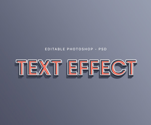 3D Text Efects PSD Fully Editable Text Effect. Layer Style PSD Mockup Template