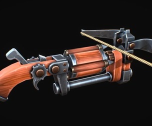 Stylized Drum Crossbow