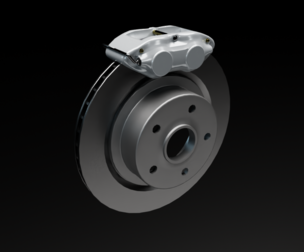 4 piston small disc brakes